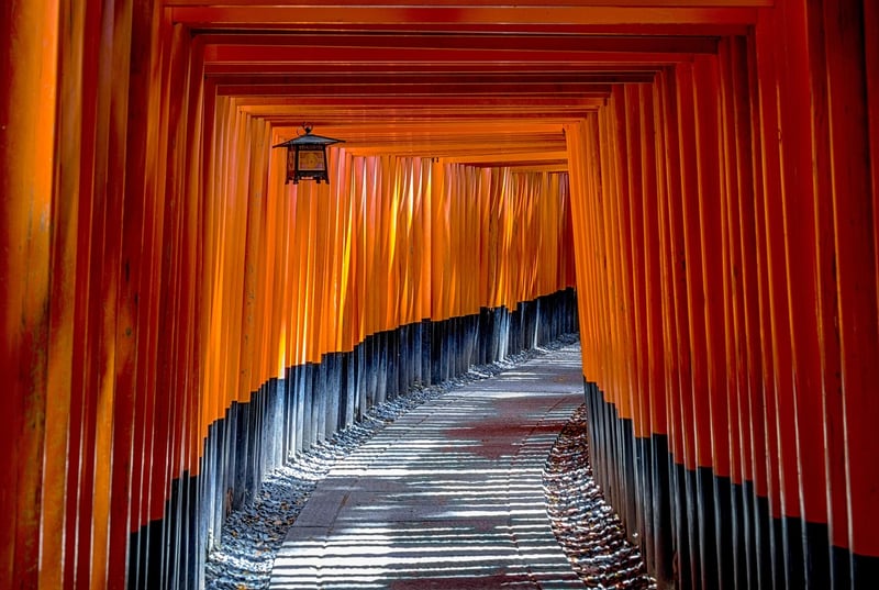 Traditional temple in Kyoto, Japan